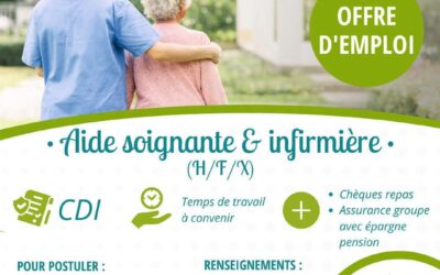 Postes d’infirmier-ère et aide-soignant-e